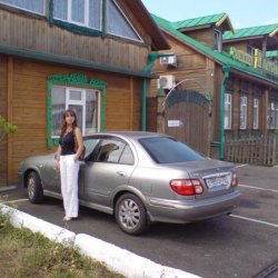 My wife and Nissan at Kostroma, 2010.  Trusty JDM Nissan now sold. Gone but definitely not forgotten!