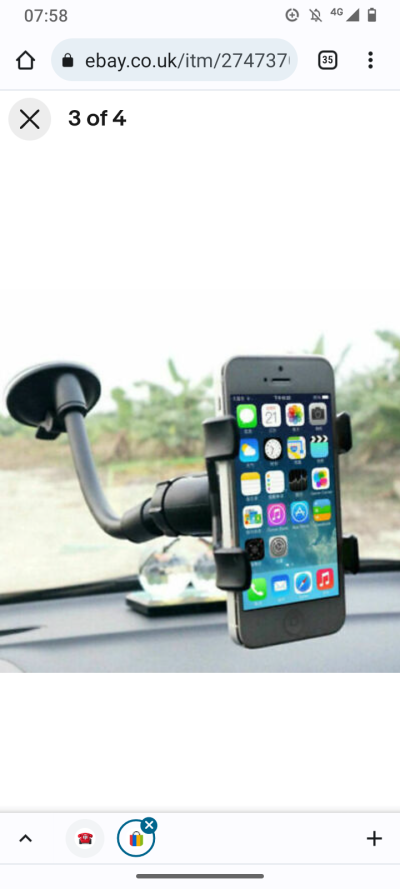Mobile Phone Holder (which doesn't hang off the air vent), Electronics and  Audio