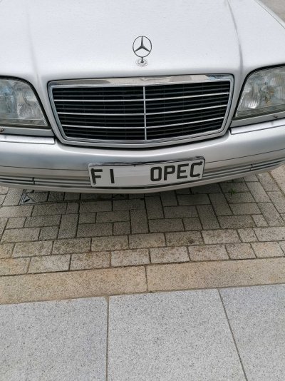 F1 OPEC Number plate.jpg