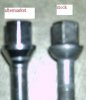 Cone and ball wheel bolts.JPG