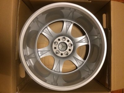 Genuine Merc SILVER ARROW albireo BBS split rims S class SL CL w220 ...