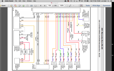 wiring diagrams for a w163 320 radio | Electronics and Audio | MBClub