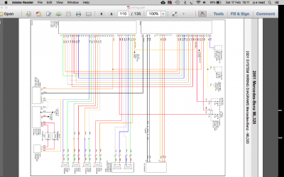 wiring diagrams for a w163 320 radio | Electronics and Audio | MBClub