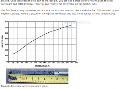 Mercedes Dipstick showing Temperature effect on oil level.PNG