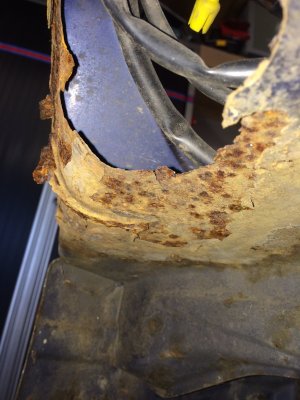 W124 coupe advice on repairing inner fender rust both front and rear ...