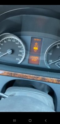 Mercedes vito hot sale clock set