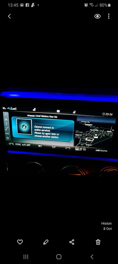 Tunein radio not working | Electronics and Audio | MBClub UK - Bringing  together Mercedes Enthusiasts