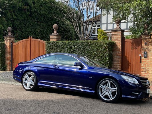 SOLD] - 2013 CL500 Designo Mystic blue, light grey interior, 53k miles,  full MB MD history, was £105k new, Mercedes Cars for Sale