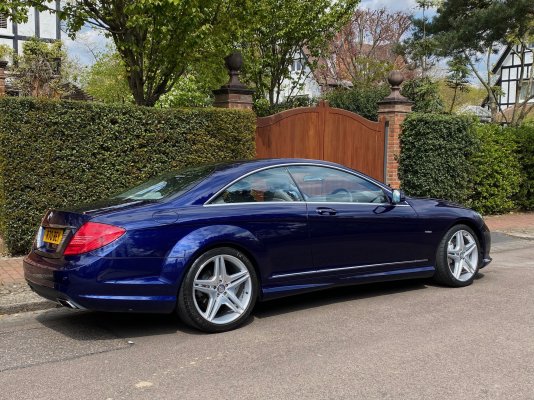 SOLD] - 2013 CL500 Designo Mystic blue, light grey interior, 53k miles,  full MB MD history, was £105k new, Mercedes Cars for Sale