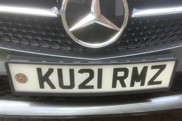 wurth mercedes number plate holder