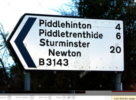 Screenshot 2021-09-18 at 09-47-42 Stock Photo - A reflective signpost in Dorset pointing to Pi...png