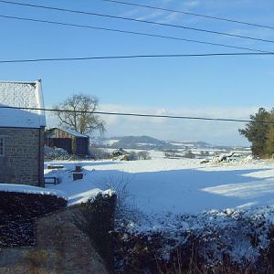 snowy somerset