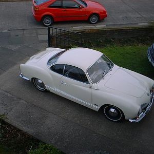 Karmann ghia 1960 RHD, 560sec,420sec