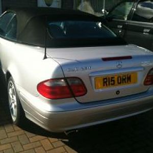 2002 clk 230 kompressor convertible