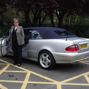 our  03 clk320 convertible