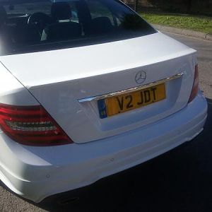 w204 c class sport plus polar white 2014