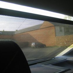 OEM rear sun blind (Manual)