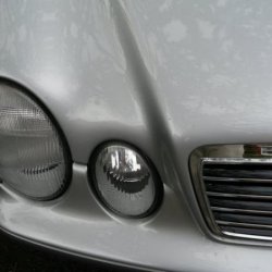 stone chips on bonnet that need repairing