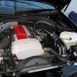 clk230k engine bay