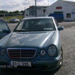 This is our Benz on the day we bought it