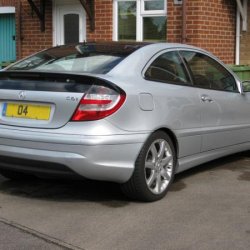 AMG rear bumper mod - 3/4 view