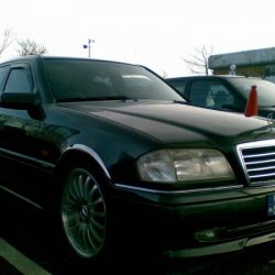 my first merc just after car wash