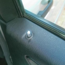 MB chrome door pins