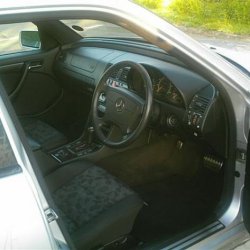 Original interior - now replaced with leather.