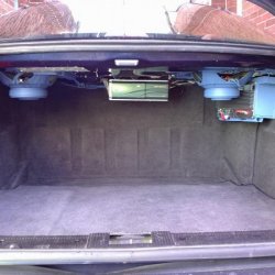 Subs, CD Changer and amp install.