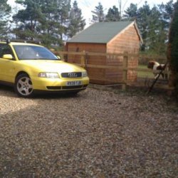 1998 Audi A4 1.8t Sport - Lowered, black grills and badges.