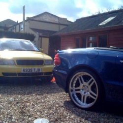 1998 Audi A4 1.8t Sport - Lowered, black grills and badges.