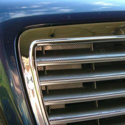 After market carbon effect grille.