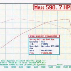 e55 dyno 598bhp