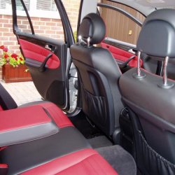 Rear of seats also Nappa