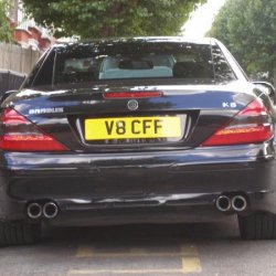 Brabus V8 CFF Rear