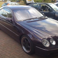 My cl500 with BRABUS rims.  I might be looking for an E55 non  Kompressor, Late w210 model.  If anyone is interested in doing a deal/px/swap then plea