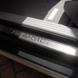 AMG door entrance kick plates