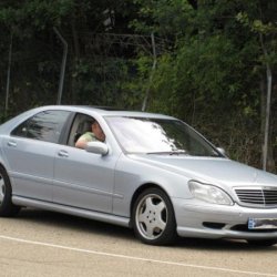 Merc at Brooklands