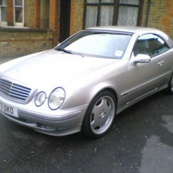 Media 'The 1st day home. Bone stock CLK 430 with custom hard top. She was bought in spring '04.' in album 'My Brabus CLK'