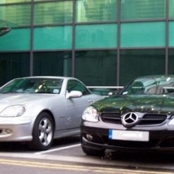 Handover on purchase of SLK350 at Mercedes-Benz Mayfair