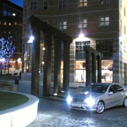 C32 AMG at Brindley Place, Birmingham