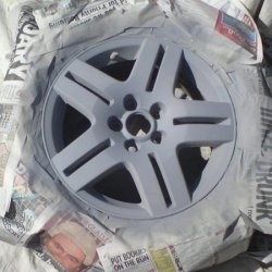 VW alloy wheel refurb primer