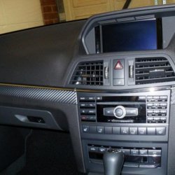 Carbon wrapped interior shot