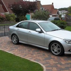 Testing out the new driveway