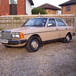 My old w123 200 auto wish I had kept it it was a minter despite the surgical stocking colour