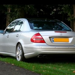 Mercedes Benz E55 AMG W211 Polished ready for show