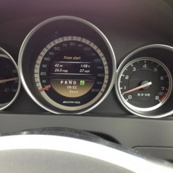 C63 MPG Good!! Driven carefully.