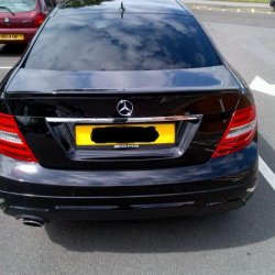 subtle detail - added amg license plate holder