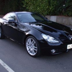 SLK 280 Auto in Obsidian Black Sports Package.