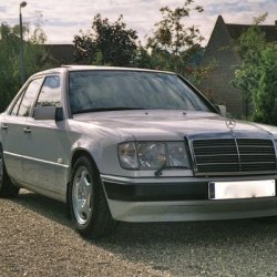 260E My first Merc, a brilliant introduction, eventually lowered with new springs all round. H Reg and still running well. Now over 140K and looks goo